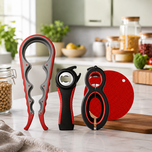 1-Pack Easy-Grip Kitchen Opener Set
