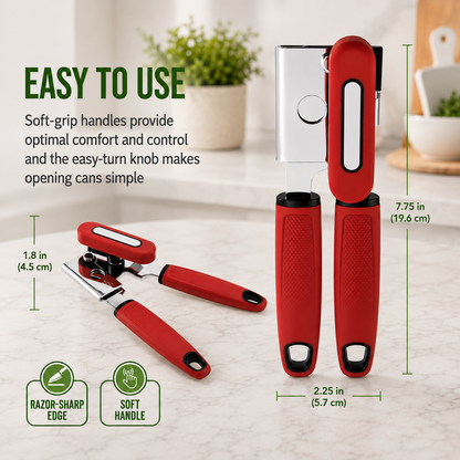 2-Pack Soft Grip Can Opener