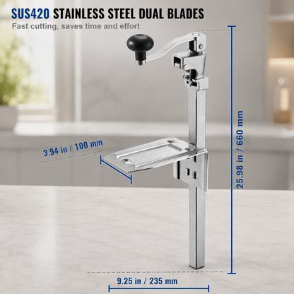 2-Pack Commercial Tabletop Manual Can Opener